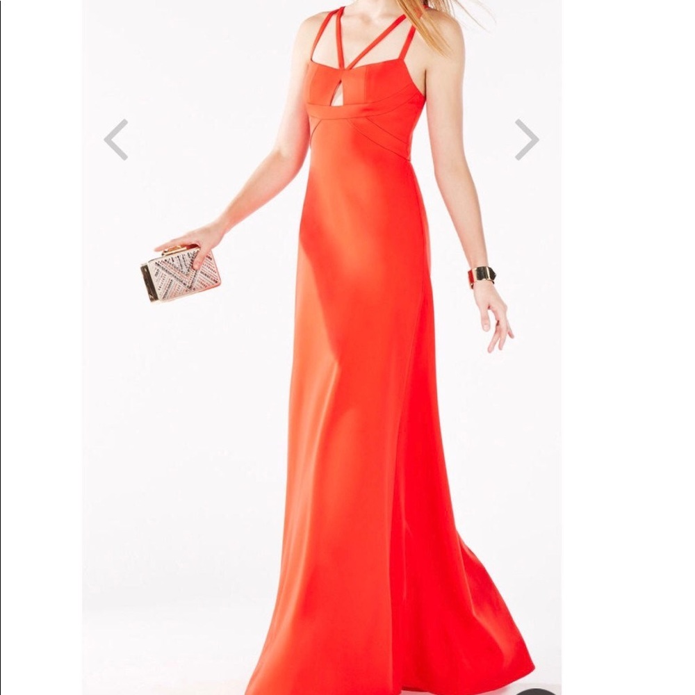 BCBG “Kelbie” prom formal gala dress with cut out